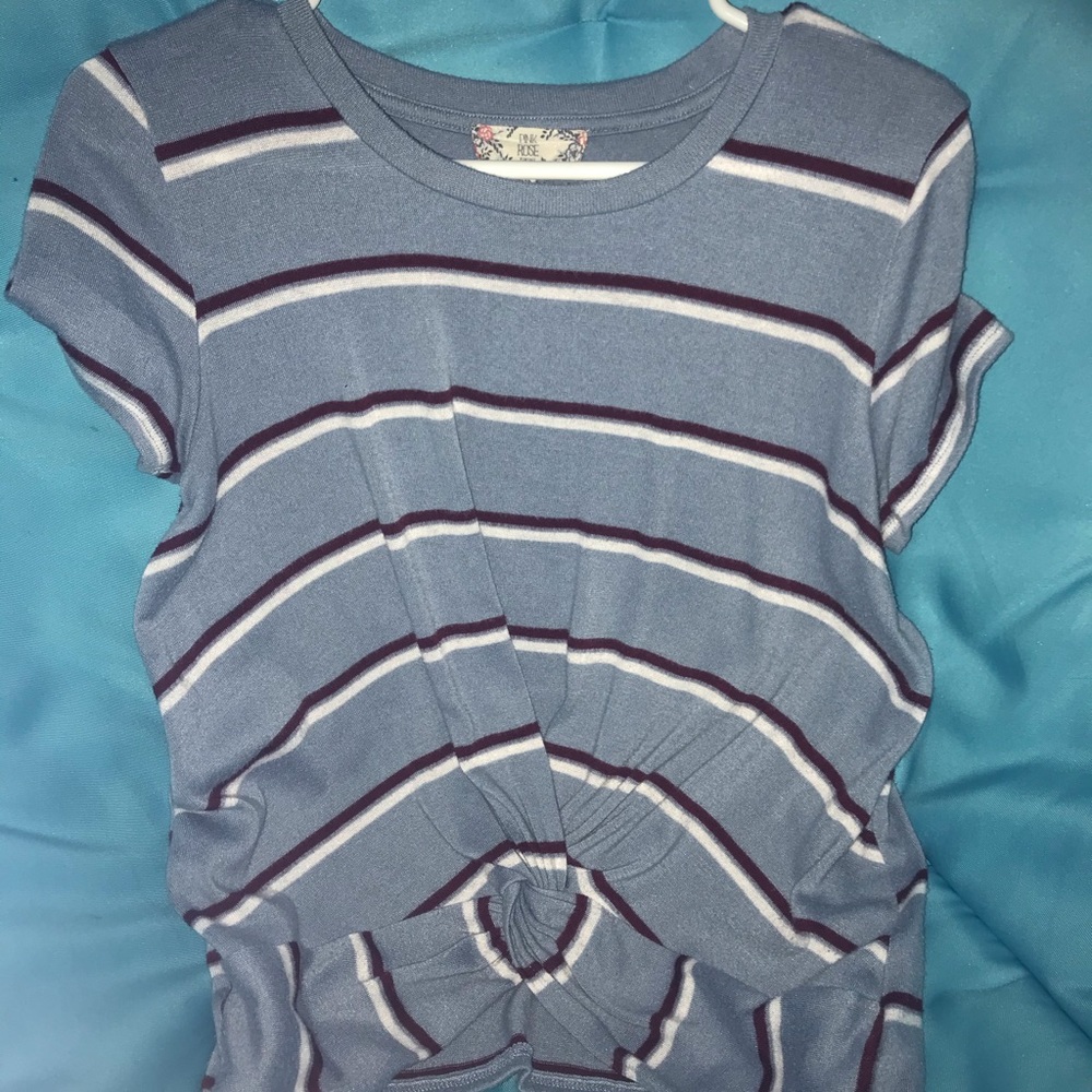 stripe tie tshirt